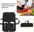 QEES Knife Roll,Knife Bag,Knife Case 4 Slots For Home Kitchen Knife Tools,Chef Knife Bag with Handle.Durable Knife Bags For Chefs Men Women Culina...