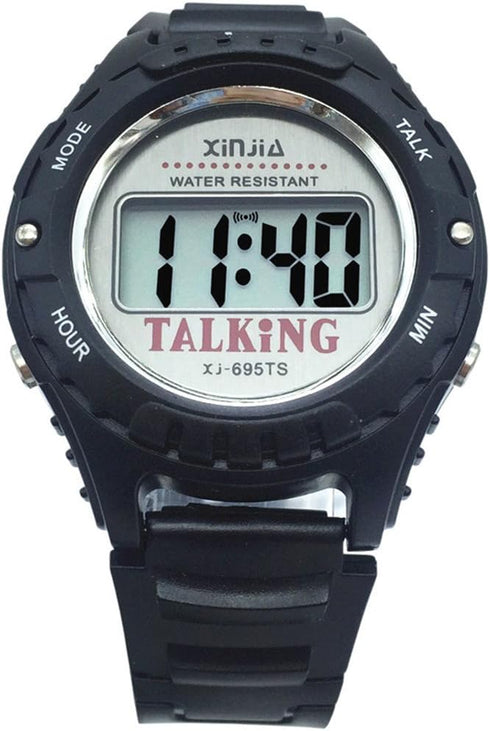 Spanish Talking Watch for The Blind and Elderly Digital Sport Wrist Watch...