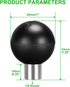 FANAUE B-0 Mount Aluminum Ball Adapter with 1/4"-20 Threaded Hole with B Size 1" Ball,Compatible with Compatible with RAM Mount B Size 1" Ball Com...