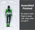 T13 Action Figure,Dummy 13 Action Figure Lucky 13 Action Figure 3D Printed Multi-Jointed Movable, Nova 13 Action Figure Toy (Black+Red)...
