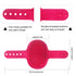 Dog bath brush DSOE dog shmpoo brush massage brush of dog cleaning and beauty set 2 pcs (Tapered brush head, Blue+Yellow)...