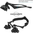 LED Illuminated Double Eye Jeweler Watch Repair Magnifying Glasses Loupe Headband Magnifier -8 Interchangeable Lens: 2.5X/4X/6X/8X/10X/15X/20X/25X...