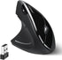 Perixx PERIMICE-713L, Wireless Ergonomic Left Handed Vertical Mouse, 6 Buttons Design, 3 Level DPI, Black, Medium...
