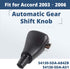 Acouto Automatic Gear Shift Knob for Honda Accord 2003?2006 Car Gear Shift Knob Handle Lever with Button 54130-SDA-A84ZB 54130-SDA-A51 Accessories...