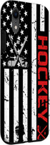 iPhone XR Hockey phone case Red American Flag gift Hockey Lover Case...