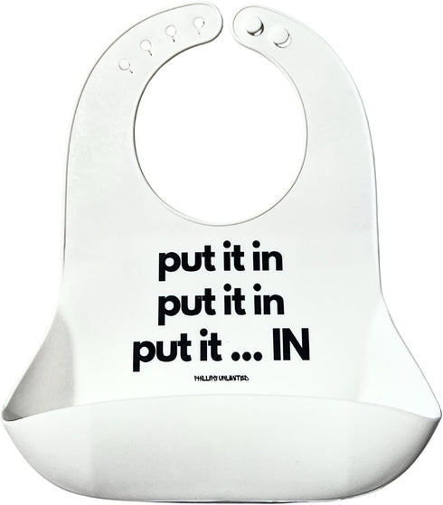 Ms Rachel - Miss Rachel - Mrs Rachel - Inspired Put It In Silicone Baby Feeding Bib...