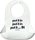 Ms Rachel - Miss Rachel - Mrs Rachel - Inspired Put It In Silicone Baby Feeding Bib...