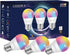A15 LED Smart Bulb, Compatible with Alexa, Google Home, E26, 5W=40W, Color Changing, Dimmable WiFi Light Bulbs, No Hub Required, 3 Pack...