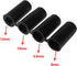 Black Car Shift Knob Adapter 12x1.25, Gear Shift Adapter 14mm, Aluminum Alloy Shifter Knob Adapter for Non-Threaded Manual Shifters M12x1.25 with ...