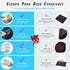 Office Mousepad with Gel Wrist Support - Ergonomic Gaming Desktop Mouse Pad Wrist Rest - Design Gamepad Mat Rubber Base for Laptop Computer -Silic...
