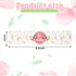 Zonon 48 Pieces Pink Baby Shower Water Bottle Labels Floral Baby Shower Decorations Waterproof Water Bottle Stickers Wrappers for Pink Floral Them...