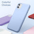 JETech Silicone Case for iPhone 11 (2019) 6.1-Inch, Silky-Soft Touch Full-Body Protective Case, Shockproof Cover with Microfiber Lining (Light Blu...