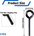 5 Pack Allen Wrench Door Key with Full Loop, 7/32-inch Black Hex Key Dogging Key for Push Bar Panic Exit Device, Standard Metal Allen Key Sets...