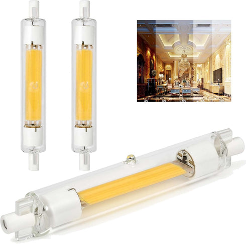 R7s LED Bulb 118mm Dimmable 4rd Generation, 10W Double Ended J118 Base T3 LED Replacement for Halogen 100W Light Bulbs, 1100lm Sapphire COB Bulb 4...
