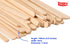 Gmark 5.5" Wood Coffee Stirrers (length 140mm, width 6mm, thick 1.3mm) 1000 ct - Natural Birch Wood Coffee Beverage Stirrers, Round End GM1014...