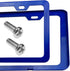 Aootf Blue License Plate Frames- Cute Car Tag Holders for Women, 2 Pack Slim Aluminum Bracket with Mount Kit Fit Front & Rear, 2 Holes, Personaliz...