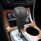 Auto Car Leather Gear Shift Knob Cover for 2011 2012 2013 2014 2015 2016 2017Buick Enclave Transit Accessories (Black line)...