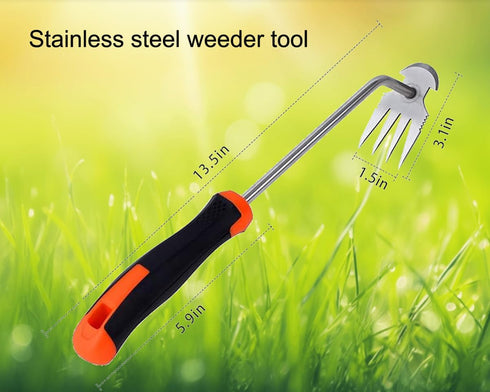 Weed Puller Tool, 2024 New Garden Weed Remove Tool, Stainless Steel Hand Weeding Tool, Weeding Artifact Uprooting Weeding Tool for Vegetable Backy...