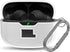 Portable Electronic Device Cover for JBL Vibe Beam, Silicone Protective Shock Case Cover with Carabiner (White)......