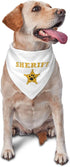 Costume Accessory Set Pet Dog Bandana,Costume Accessory Set Pet,for Halloween Christmas Cosplay Role Play Party (Sheriff-White)...