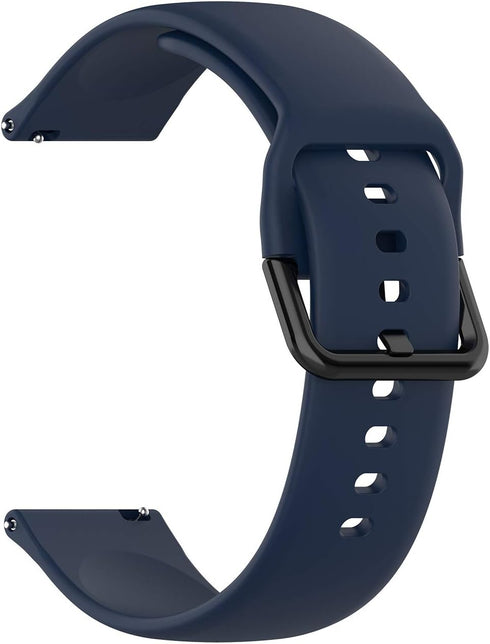 KOMI Compatible for Active 2 Watch 44mm 40mm/Galaxy Watch 4 Classic 46mm 42mm Band,20mm Soft Silicone Replacement Strap for Galaxy Watch Band 6 5 ...