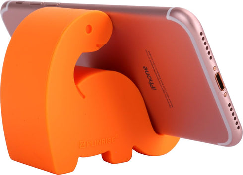 Plinrise Animal Desk Phone Stand, Update Dinosaur Silicone Office Phone Holder, Creative Phone Tablet Stand Mounts, Size:1.3" X 3.0" X 2.7" (Orang...