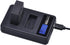 3Pcs 3.7V 1600mAh AHDBT-301 Battery for GoPro Hero3 AHDBT301 AHDBT-302 AHDBT-201 Li-ion Camera Battery and LCD USB Dual Charger...