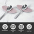 Carrotez Small Silicone Coffee Spoon Rest 2 pcs (0.2" x 1.6" x 3.74"), Spoon Holder Flexible almond-Shaped for Next to Coffee Maker - Kitchen Uten...