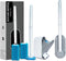 2Pack Disposable Toilet Brush and Holder with 16 Toilet Bowl Wand Refills Loaded Scrubbing solution for Toilet Cleaning, Bathroom Cleaning Supplie...