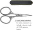 GERMANIKURE Professional Nail Cutter Scissors - FINOX Stainless Steel Nail Scissors - Curved for Nail Tips - Manicure Tools in Leather Case - Ethi...