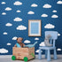 31pcs Big Clouds Vinyl Wall Decals DIY Wall Sticker Removable Wall Art Decor 4-10 inch for Living Room Nursery Kids Room(White)...