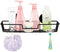 SANNO Suction Cups Shower Caddy, Bathroom Storage Combo Organizer,Rustproof Wire Basket for Kitchen Bathroom Accessories - Stainless Steel,Black...
