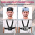 Phone Chest Mount Harness & Head Strap for All iPhones - Hands Free for POV/VLOG - Anti-slip & Water-resistant Accessories Kit for Immersive Filmi...
