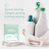 Wash No Waste - Laundry Detergent Strips - 64 Washes - Hypoallergenic, Softening, Powerful Cleaning - Vegan and Cruelty-Free - Plastic-Free - Biod...