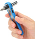 Ratchet Wrench, 10mm Blue Ratchet Socket Wrench with PH2 Screwdriver Bit Kit for Garage,Auto Repair Shop,Factory,Home...
