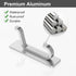 Adhesive Coat Hooks, Extra Sticky 10LB (Max), Waterproof Metal Hook for Hanging Towels, Wreath, Purse, Hat, Cloth, Wall Mounted Hanger for Shower ...