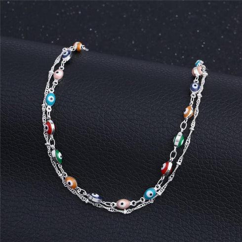 Evil Eye Ankle Bracelet,Evil Eye Anklet,Evil Eye Bracelet,Evil Eye Anklets for Women,Christmas Gift...