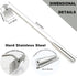 23.6 inch Long Handle Garden Weeding Tool,Hand Weed Pulling Tools,Stainless Steel Weed Puller Tool for Gardening,Weeder Tool for Garden,Garden Too...