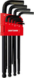 CRAFTSMAN Hex Key Allen Wrench Set with Ball-End, MM, 10 Piece (CMHT26029)...