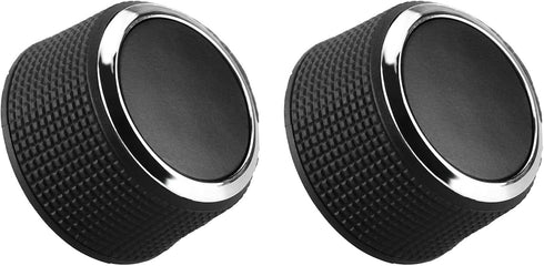 2PCS Rear Radio Volume Control Knob 2291-2547 Compatible for Escalade Enclave Tahoe Chevy GM*C Acadia Sierra 1500 2500HD 3500HD 2007-2013 Rear Rad...