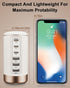 60W USB-C Charging Station for Multiple Devices, Universal 20W USB-C & 18W USB Charging Hub, Smart IC Identification Technology Charging Tower for...