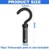Pool Hook for Robotic Pool Cleaner, Pool Hooks for Poles Accessories, Pool Pole Hooks for All Robotic Pool Vacuum Cleaner, Pool Vacuum Sweeper Hoo...