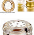 Acrylic Condiment Salt Pepper Chili Powder Shaker Cruet Bottle Seasoing Spices Pot Jar with nine-hole cover, Gold&Clear,?5xH9.4cm,75ml, YTBH-0819...