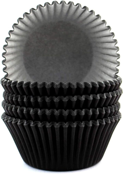 Eoonfirst Standard Size Cupcake Liners Halloween Party Baking Cups 100 Pcs (Black)...