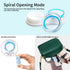 6 Pack Clear Contact Lens Case, Portable Contact Lenses Cases with Tweezers Remover Tool Solution Bottle Contacts Soak Storage Container Kit for T...
