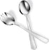 KEAWELL Premium 9.45" Louise Salad Servers, 18/10 Stainless Steel, Exceptional mirror finish, Dishwasher Safe (Salad Servers)...