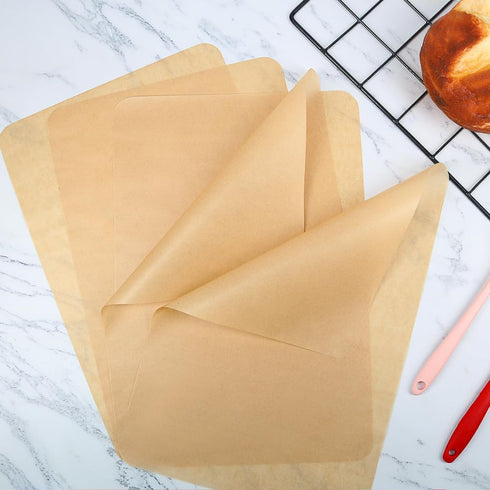 BYKITCHEN Rectangle Parchment Paper for Baking, 9x14 Inches Pre-Cut Unbleached Parchment Paper Sheets for Air Fryer, Grilling Rack, Baking Pan, To...