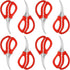 Calary 8Pcs Seafood Scissors Crab Scissors Seafood Shears Multifunctional Crab Leg Crackers and Tools...