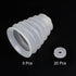 uxcell 5 Pcs Rubber Drill Dust Cover Collector, for Electric Hammer Impact Drill Ash Bowl, Device Tool Accessories, White...