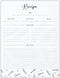 Outshine Premium Recipe Paper for 8.5" x 11" Recipe Binders, Farmhouse Design (50 Sheets) | Full Size Recipe Refill Pages for Binder | Recipe Card...